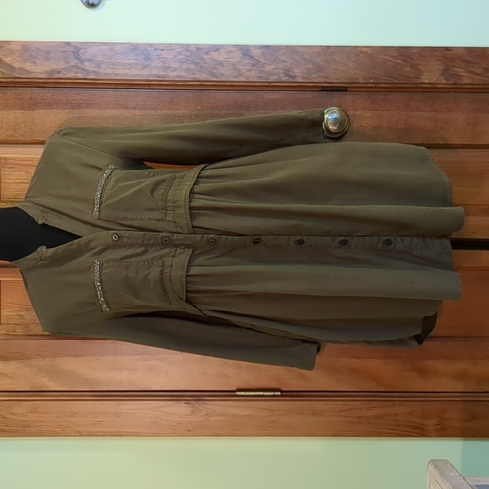Zara Olive Green Dress